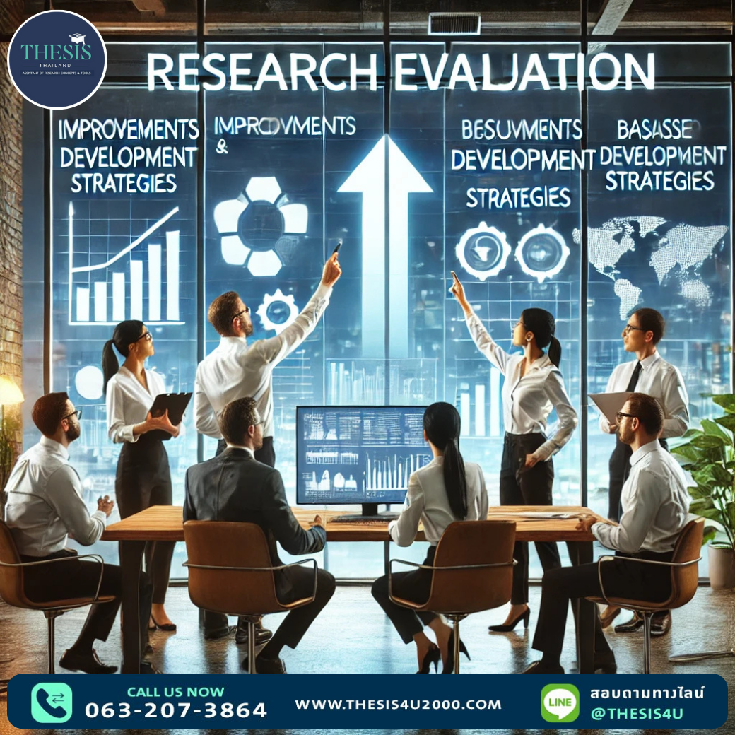 การประเมินผลการวิจัย: กุญแจสำคัญสู่การปรับปรุงและพัฒนาโครงการ